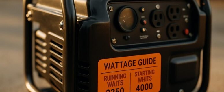 Portable Generator Wattage Guide