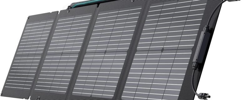 EF ECOFLOW 110W Portable Solar Panel Review