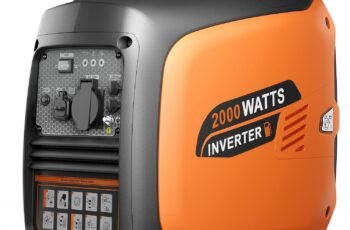 EFURDEN 2400W Petrol Inverter Generator, Silent Portable for Camping