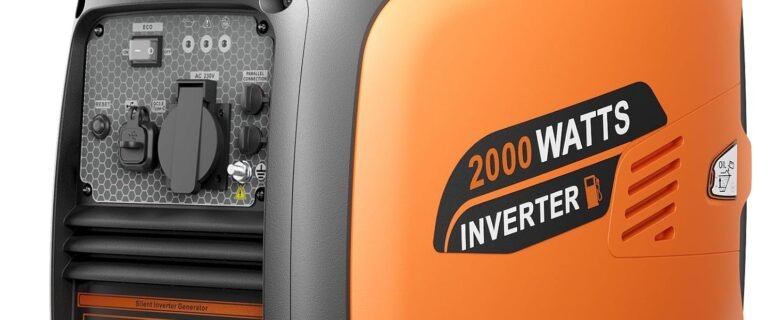 EFURDEN 2400W Petrol Inverter Generator, Silent Portable for Camping