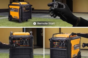 MaXpeedingrods 8000W Petrol Inverter Generator with ATS Interface, E-Start