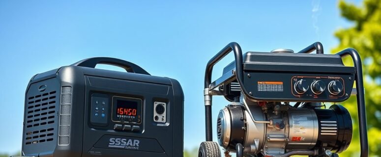 Solar Generator Vs Gas Generator Comparison