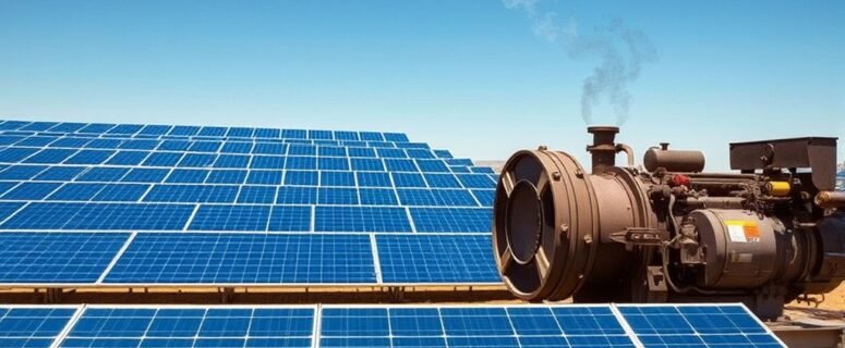 Solar Power Station Vs Generator