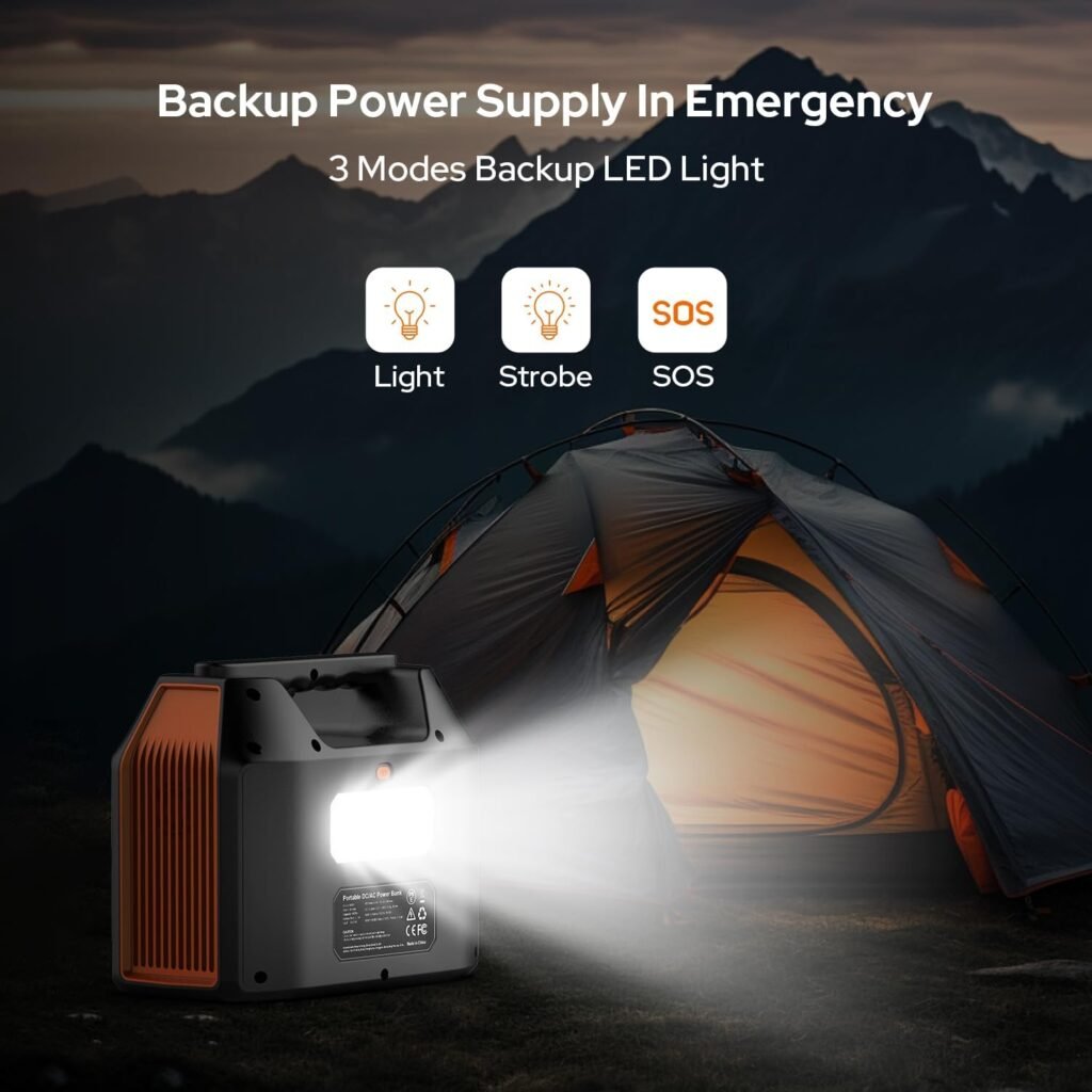 SinKeu Portable Power Station,27000mAh/99Wh Solar Generator with 230V/150W AC Outlet for Camping Emergency Outdoor Adventure Picnic Fishing Travel Party RV Trip(Solar Panel Not Included) | Solar Generator Emergency Outdoor Adventure Picnic Fishing Travel Party RV Trip(Solar Panel Not Included)
