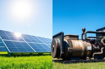 Solar Vs Fuel Generator Comparison